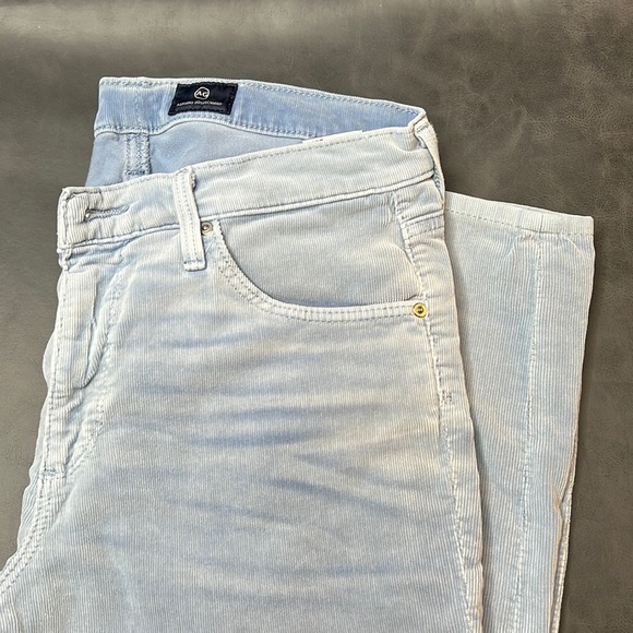 Adriano Goldschmied Blue Corduroy Pant - Picture 1 of 6